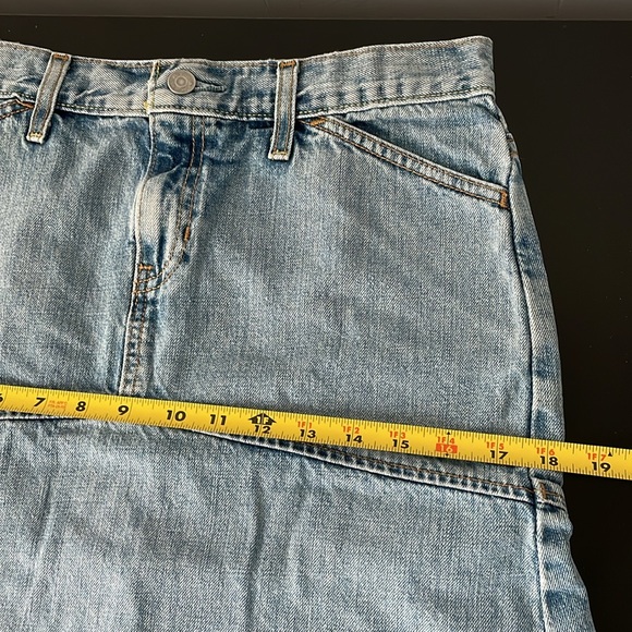 Gap 1969 Jeans Mini Skirt Size 4 Cowboy Vintage Western Style Cotton Y2K 30W/19L - Picture 8 of 10
